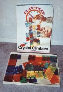Vintage Crystal Climbers Plastic Squares Building Set Pressman 1960S 