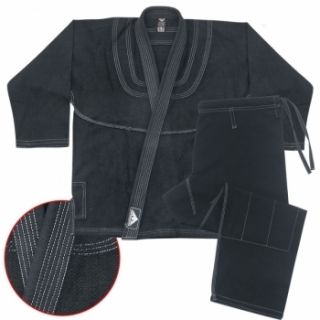 Bjj Kimono Gi Pearl Weave Jiu jitsu Uniform NO LOGO BLACK A1