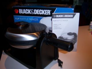 Black Decker Flip Waffle Maker