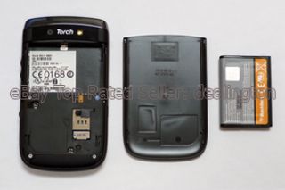 New Unlocked Black at T Blackberry Torch 9800 PDA Phone