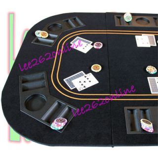 63 8PLAYER 4 Foldable Poker Blackjack Table Top