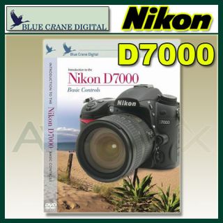 Blue Crane Digital Nikon D7000 DVD Instructional Volume 1 Manual Guide 