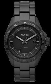 Fossil Decker Black Stainless Steel Mens Watch AM4373