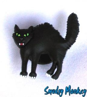 Black Cat Genuine Halloween Jibbitz Crocs Shoe Charm
