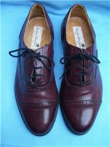 Stanley Blacker Italian Leather Brown Shoes Size 9 Med