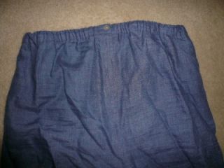 womens mimi maternity blue linen pants size s
