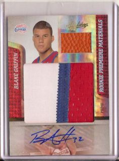 09 10 Absolute Blake Griffin Rookie Patch Auto D 2 5