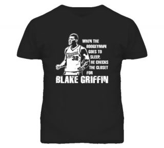 Blake Griffin Los Angeles La Basketball Black T Shirt