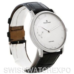 Blancpain Villeret Ultra Slim 40mm White Gold Watch 4040 1542 55