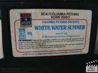   Water Summer VHS Kevin Bacon, Jonathan Ward, Matt Adler; Jeff Bleckner