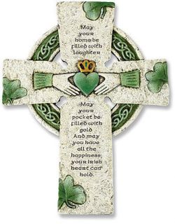  Irish Wall Cross with Blessing