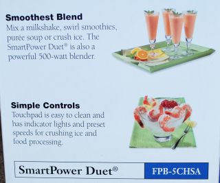 new Cuisinart Duet FPB 5CHSA Blender Food Processor★★