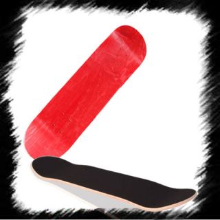 quot skateboard blank deck 8 0 red non slip grip