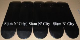   SKATEBOARD 8 BLANK DECKS 8.0 BLANKS DECK + GRIP TAPE All Black Boards