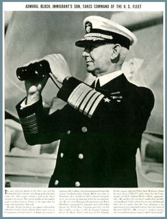 1938 story admiral bloch takes command of u s fleet