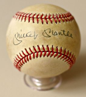   MANTLE Autographed Signed Baseball Auto JSA LOA Offical AL Bobby Brown