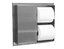 Bobrick B 386 Partition Mounted Dual Sided Multi Roll Toilet Tissue 