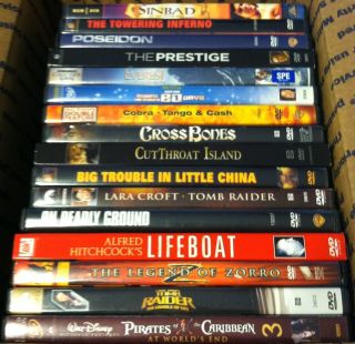 16 movie DVD lot blockbuster action adventure Prestige Poseidon Zorro 