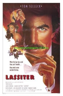 Lassiter Movie Poster Tom Selleck 27x41 Original Mint