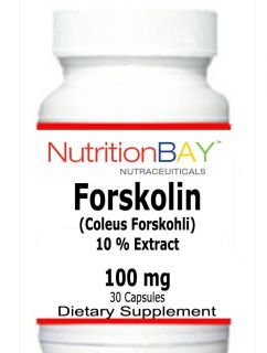 Forskolin Coleus Forskohli Weight Control 10 Extract 100 MG 30 