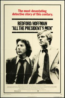 All The Presidents Men U s One Sheet Movie Poster