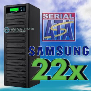 11 Samsung DVD CD 22x Burners Duplicator w 500GB USB