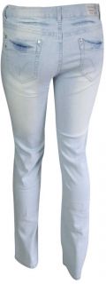   Leg Denim Plus Size Blue Stretch Jeans Ladies Size UK 16 24