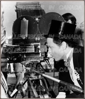 Citizen Kane 1942 ★ Orson Welles on Set Movie Camera Lens Top Hat 