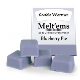 MELT EMS Scented Tarts BLUEBERRY PIE Wax Bars Use w Scentsy Yankee Oil 