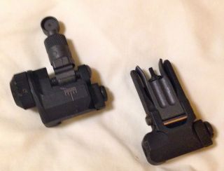  Knights Armament Front and Rear Flip Up Sights