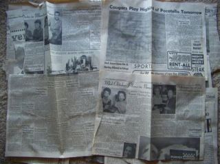   Clippings Lot Boise Idaho Sunday Statesman 1963 1964 City History