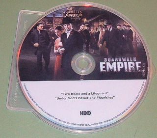 BOARDWALK EMPIRE~HBO TV SERIES~SEASON 2 EMMY DVD, 2 EPISODES~STEVE 
