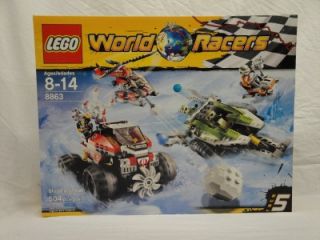 NEW LEGO world racers gator swamp 8899 + blizzard 8863