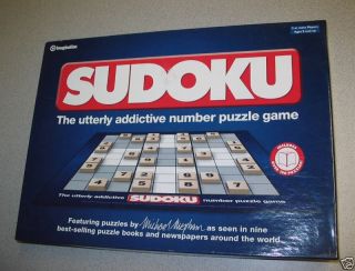 Sudoku Number Puzzle Board Game Complete w Book
