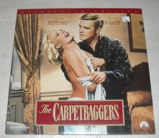 SEALED Movie Laserdisc 1964 The Carpetbaggers George Peppard Carroll 