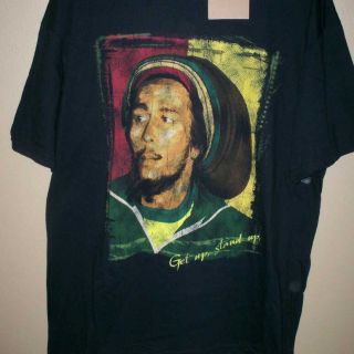 Bob Marley Get Up Stand Up NWT T Shirt Sz XXL