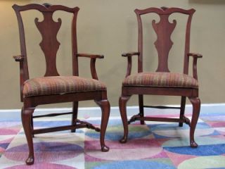 Bob Timberlake Cherry Chippendale Dining Arm Chair Set