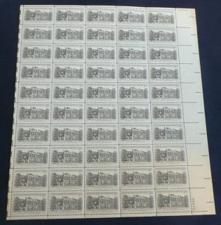  US Stamps Scott 1081 Wheatland Mint Sheet