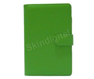 For Nook Tablet Nook Color Green Leather Case Cover Jacket Screen 