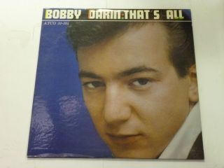 Bobby Darin LP Thats All Atco 33 104 Yellow Label DG Mono