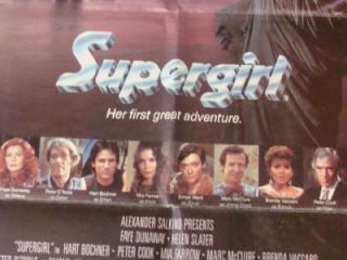 Supergirl starring Helen Slater 1984 Movie Theatre Poster