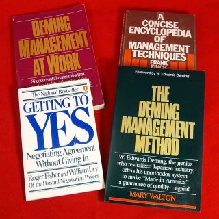 Four Management Books Paperback Very Good GROUP1