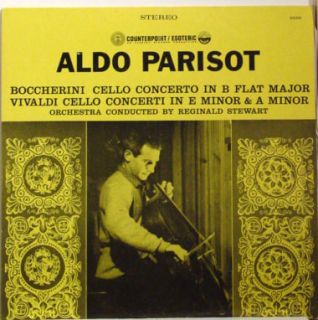 aldo parisot boccherini vivaldi cello label format 33 rpm 12 lp stereo 