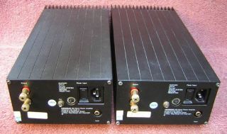 Meridian Boothroyd Stuart 205 Monoblock Power Amplifiers Pair Mono Amp 