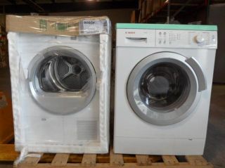 BOSCH WAS20160UC/WTE86300US 24 FRONT LOAD WASHER AND DRYER SET