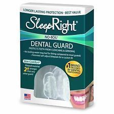 Sleep Right No Boil Slim Comfort Dental Mouth Guard Open Box But New 