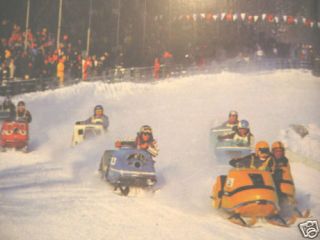   Snowmobile Racing Ski doo Polaris Arctic Cat Rupp Sno Jet Moto Ski 69