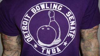 Vtg Detroit Bowling Senate Shirt Tnba 80s 90S