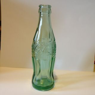 Vintage Green Glass Coca Cola Soda Bottle Bowling Green KY