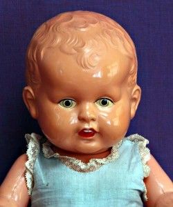 sunny toys bonnie baby celluloid doll 1920 excellent
